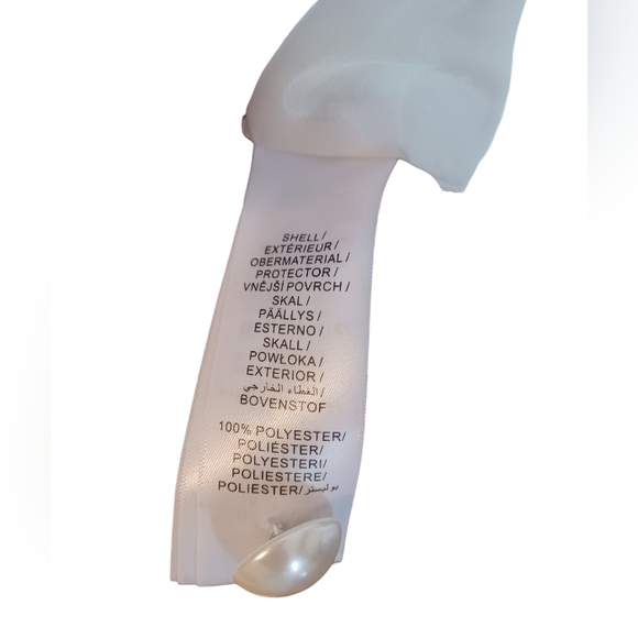 NEW ADRIANNA PAPELL Womens Ivory Off Shoulder Midi Formal Hi-Lo - Picture 7 of 9